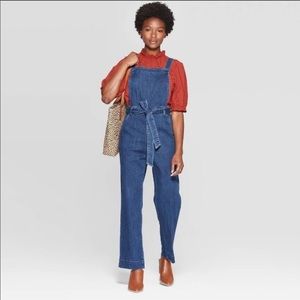 Universal Thread Square Neck Denim Jumpsuit